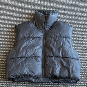 Black Puffer Vest